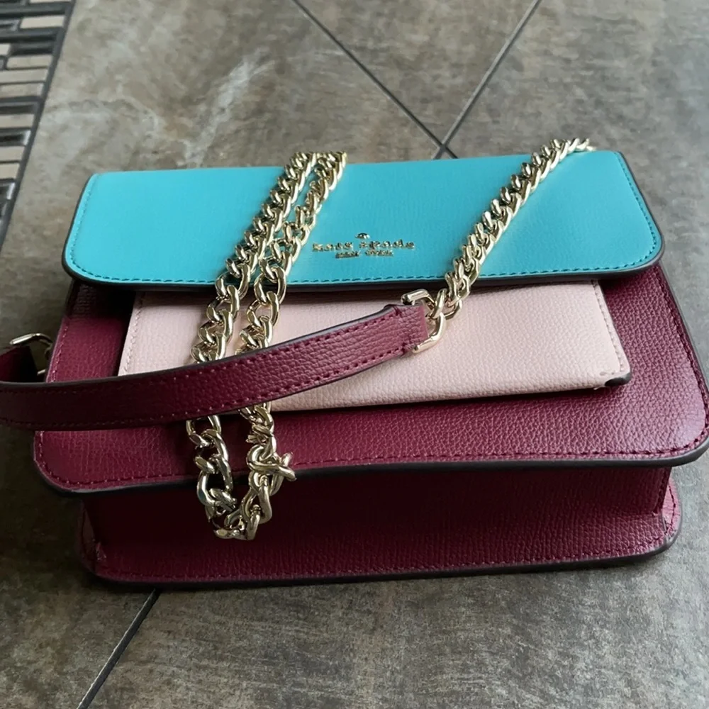 Kate Spade remi colorblock flap chain crossbody